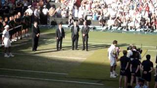 Federer vs Roddick Wimbledon Final Match 2009  Awards Ceremony [upl. by Nida]