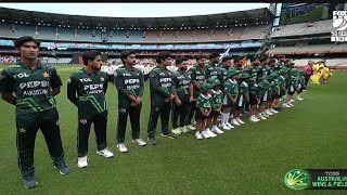 Pakistan And Australia National Anthem  Pakistan vs Australia 1st ODI 2024  Match Highlights  MCG [upl. by Casimir]