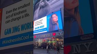 My Times Square Billboard😱 Making Kindness Cool in the Heart of NYC🫶🏼 [upl. by Norse]