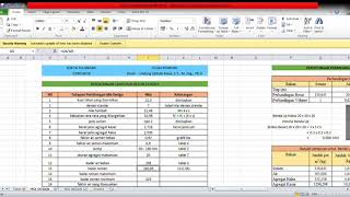 Membuat program mix design beton dengan menggunakan software Microsoft excel [upl. by Andy]