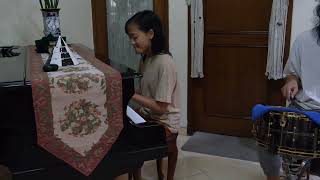 Biru cover piano lagu Youve Got a Friend in Me Toy Story [upl. by Ellehsad]