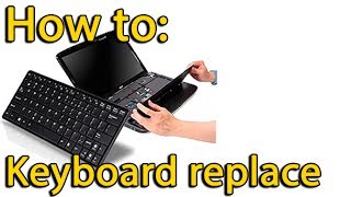 How to replace keyboard on HP ProBook 6460b laptop [upl. by Sewoll]