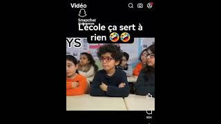 Lécole ça sert à rien 🤣 abonnetoi [upl. by Silverts]