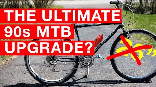 Converting a 90s MTB to 650b [upl. by Halette]