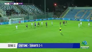 20 OTTOBRE 2024 SERIE C CROTONE  TARANTO 21 [upl. by Eilyah]