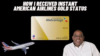 How I Received INSTANT American Airlines Gold Status [upl. by Sined]