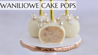 Waniliowe cake Pops z chrupiącymi kuleczkami [upl. by Lertnek405]