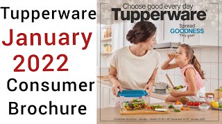 Tupperware january 2022 Consumer Brochure  Tupperware January 2022 Flyer [upl. by Nylinnej]