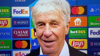 Gasperini intervista post StoccardaAtalanta 02 [upl. by Ellison]