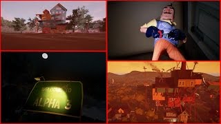 HELLO NEIGHBOR BETA 3  YENİ BODRUM KATI [upl. by Antons21]