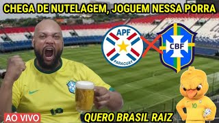 REACT AO VIVO PARAGUAI 0X0 BRASIL l Eliminatórias [upl. by Araiet]