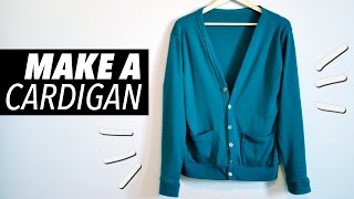 How to Make a Cardigan with Pockets  WITHWENDY [upl. by Sherborne]