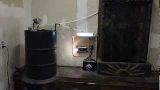 Rocket Stove  Thermoelectric generator and waterfall part 1 [upl. by Eseilenna408]