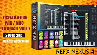 Nexus 4 Free Installation Video Windows  Mac M1 ReFX Nexus 200GB Lifetime Activation 2023 [upl. by Karp]