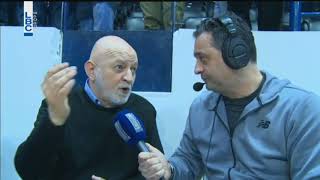 Champville v Homenetmen  Coach Ghassan Sarkis Interview [upl. by Belda594]