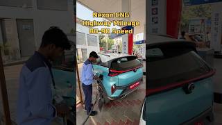 Nexon CNG 1 KG Mileage Test On Highway  This is Max Mileage [upl. by Nnylrac]