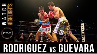 Rodriguez vs Guevara HIGHLIGHTS June 3 2016  PBC on Spike [upl. by Nodyarg]