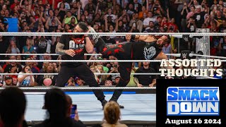 The Werewolf and the Queen Assorted Thoughts on WWE Smackdown August 16 2024 [upl. by Nee]