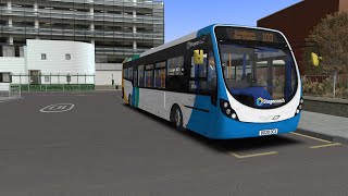 OMSI 2 Route 103 Kirton in Lindsey to Scunthorpe Bus Station Sorry about Audio [upl. by Essie]