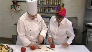 Fruit and Vegetable Carving Demonstration  IUP Academy of Culinary Arts [upl. by Niwrud]