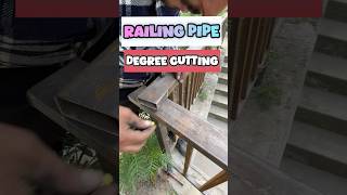 How To Make Railing Pipe Degree degree railing easy [upl. by Yart]