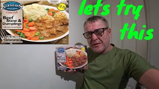 Beef Stew amp Dumplings FROM KERSHAWS Frozen Foods REVIEW [upl. by Sheryle]