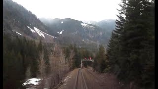 Empire Builder Climbing Cascade Mountains amp Cascade Tunnel [upl. by Diaz6]