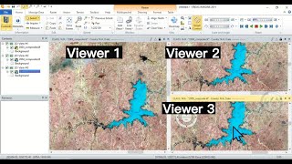 How to add multiple viewers in ERDAS IMAGINE 2015 [upl. by Acile]