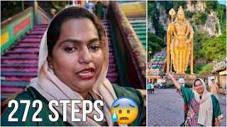 272 STEPS SUHANA കയറുമോ  😃🤣  Batu Caves KL Malaysia 🇲🇾😍  Mashura  Basheer Bashi [upl. by Kryska]