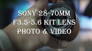 SONY 2870mm f3556 kit lens review on A7III [upl. by Wallace]