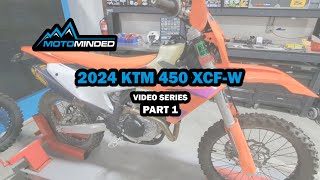 2024 KTM 450 XCFW First Review  Part 1 [upl. by Otanutrof]