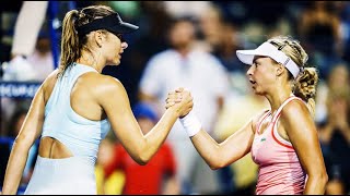 Sharapova vs Kontaveit ● 2019 Toronto R1 Highlights [upl. by Ellehcem]