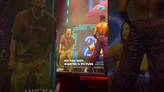 Chris Brown drops a fan’s phone shorts [upl. by Josias]