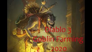 Diablo 3 2020 Rainbow  Menagerist Goblin Farming routes [upl. by Nuahsel]