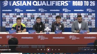 Konferensi Pers Shin Tae Yong dan Calvin Verdonk Jelang Timnas Indonesia VS Bahrain [upl. by Darwin]