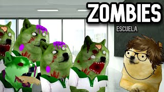 SOBREVIVIRÍAS a un APOCALIPSIS ZOMBIE en una ESCUELA RETO DE la ESCUELA  Hilos con cheems [upl. by Olinde81]