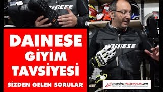 Dainese Kombin Giyim tavsiyesi Sizin Sorularınız [upl. by Airekahs]