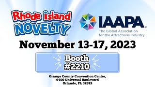 Rhode Island Noveltys Ultimate Guide to IAAPA 2023 [upl. by Ander]