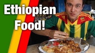 Irresistible Ethiopian Food  Tasty Meat Platter in Addis Ababa Ethiopia [upl. by Onairot]