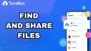 How To Find And Share Files On TeraBox App [upl. by Koh]