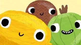 Friendly Fruits Find The Alphabet Letters G H and I – Fun Story World™ [upl. by Atilam]