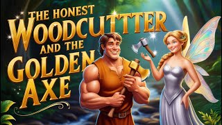 The Honest Woodcutter and the Golden Axe  Moral Story  Xpert Vision [upl. by Ecirtel592]