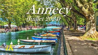 ANNECY  La Venise des Alpes  Visite des villes et villages Français 4K [upl. by Earissed66]