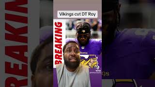 Vikings cut Roynfl shorts sports greenscreen espn minnesotavikings fs1 foxsportsradio [upl. by Sarette]