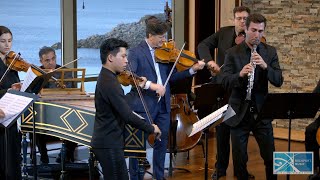 Kerson Leong and Ryan Roberts play Bach Concerto for Oboe and Violin  3rd movement [upl. by Lumbard]