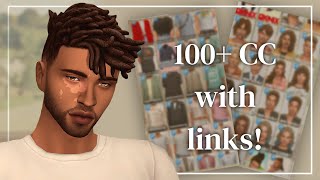 Favorite Male Custom Content with Links  Maxis Match  Alpha  Sims 4 [upl. by Lavro]