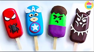 Avengers Endgame Cakesicles  How To Make Cake Popsicles  Yummy Cake Decorating Ideas By Nyam Nyam [upl. by Landes]