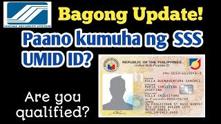 Paano kumuha ng SSS UMID ID online 2024 UMID ID upgrade [upl. by Nocam640]