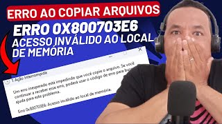 Como corrigir o erro 0x800703e6 ao copiar arquivos [upl. by Terb]