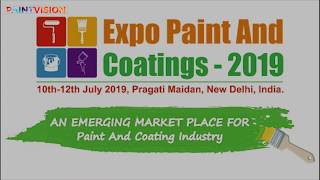 PAINT VISION NEWS EXPO PAINT AND COATINGS 2019  PRAGATI MAIDAN  NEW DELHI [upl. by Tychonn]